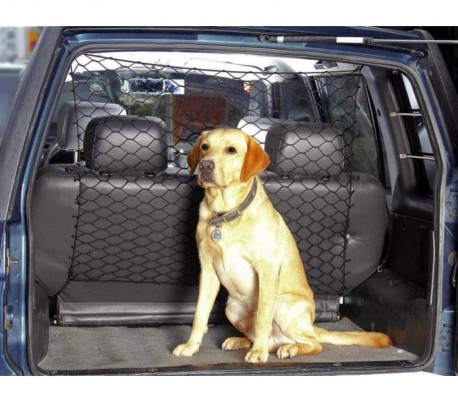 990013 Divisor malla de red elástica para perros y gatos para coche