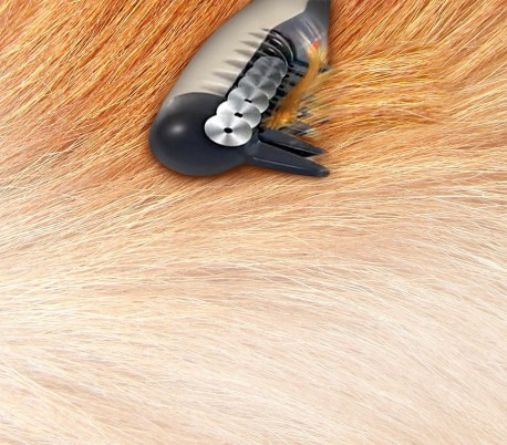 045763 Peine eléctrico corta y deshace nudos para perros y gatos 