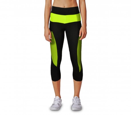 KZ-178 Leggings deportivos hasta el gemelo para mujer transpirables 