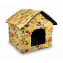 901064 Cama para perros pequeños suave en forma de caseta 