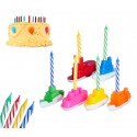 565109 Set porta velas en forma de Barco 4 piezas incluye velas