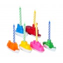 565109 Set porta velas en forma de Barco 4 piezas incluye velas