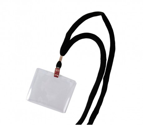 449854 Conjunto de 4 porta-tarjetas con correa y la abrazadera 90 x 60 cm