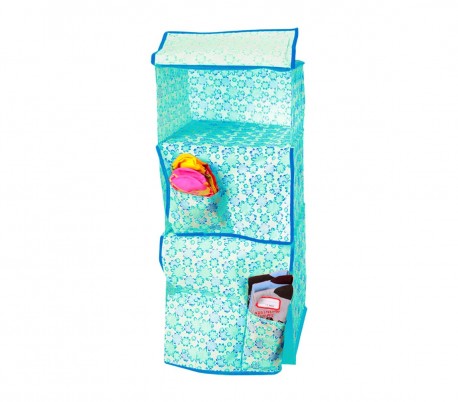 748225 Organizador para colgar ahorra espacio 3 estantes 68 x 30 x 30 cm