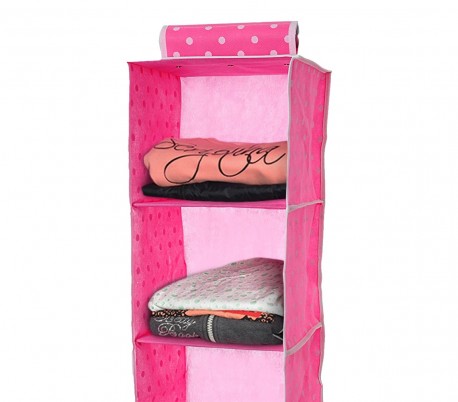 782609 Organizador para colgar ahorra espacio 6 estantes 28 x 28 x 120 cm