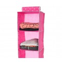 782609 Organizador para colgar ahorra espacio 6 estantes 28 x 28 x 120 cm
