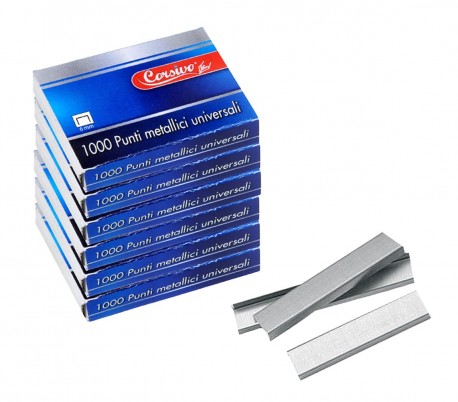 725254 Conjunto de 16 paquetes de 1.000 grapas 6 mm para grapadora