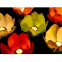 747011 Pack 6 linternas de la flor de loto flotantes 30 x 30 cm colores surtidos 747011 Pack 6 linternas de la flor de loto flotantes 30 x 30 cm colores surtidos