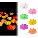 747011 Pack 6 linternas de la flor de loto flotantes 30 x 30 cm colores surtidos 747011 Pack 6 linternas de la flor de loto flotantes 30 x 30 cm colores surtidos