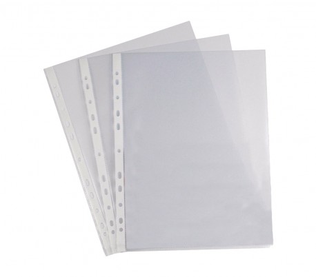 748752 Set 24 pack de 18 sobres transparentes tacto arrugado formato A4