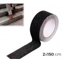 749345 Pack 8 pz cinta antideslizante para superficies transitables negro 2 x 15