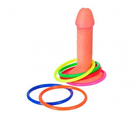 748973 Juego para despedida de soltera lanzamiento de anillos al pene