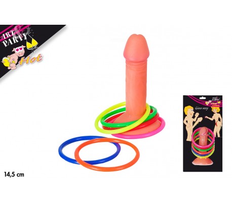 748973 Juego para despedida de soltera lanzamiento de anillos al pene