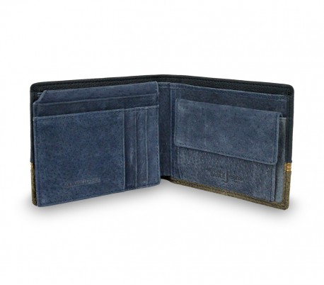 8806 PSB30 Cartera para hombre de piel ANTONIO BASILE con porta monedas