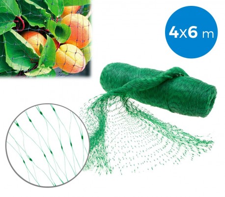 290010 Red de nylon perimetral para huertos o arboles 4 x 3 mt anti-pajáros