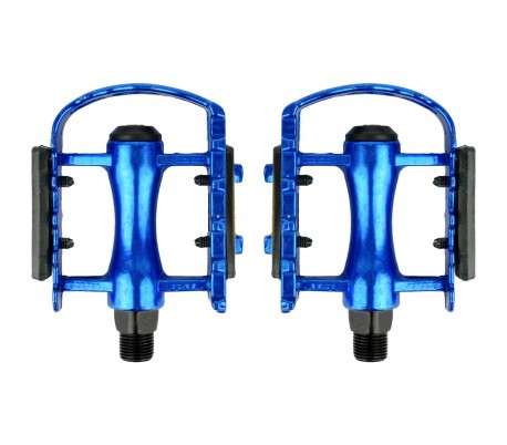 300057 Pack de dos pedales de aluminio FLAT para recambio bicileta ø 14.2 mm