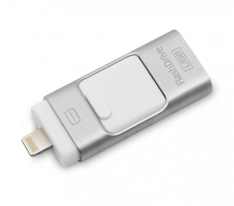 Pendrive usb 3 en 1 conector lightning micro usb 64 GB unidad de almacenamiento