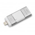 Pendrive usb 3 en 1 conector lightning micro usb 64 GB unidad de almacenamiento