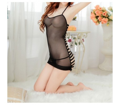 Vestido de ropa interior sexy + tanga...