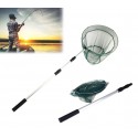 8094476 Red telescopica para pesca mango regulable de aluminio 235 cm