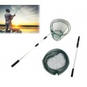 8094407 Red telescopica para pesca mango regulable de aluminio 140 cm