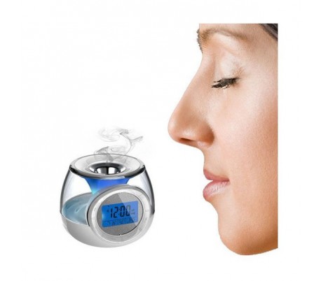 Reloj con alarma, calendario y difusor de...