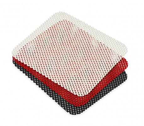 516940 Set 6 alfombras universales antideslizantes para el coche 15 x 15cm