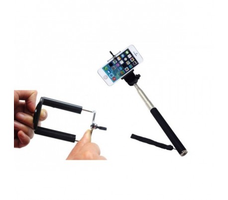 Brazo extensible selfie portátil extensible (compatible con smartphones cámaras)