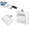 Lector 5 en 1 targeta de memoria y USB con conector LIGHTNING para smartphone