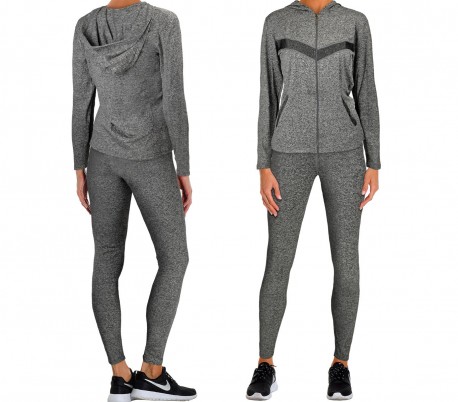 K7732 Conjunto de deporte completo para mujer en tres colores