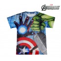 2200001986 Camiseta de algodón casual para niño motivo AVENGERS de 6 a 12 años