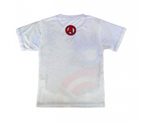 2200001986 Camiseta de algodón casual para niño motivo AVENGERS de 6 a 12 años