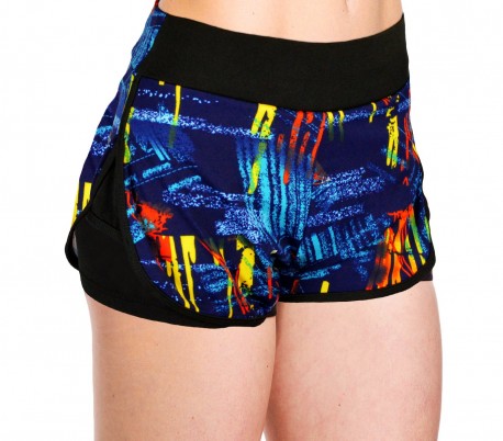 KZ-303 Pantalón deportivo corto para mujer en diferentes colores