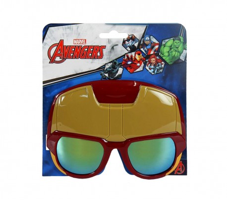 22-657 Gafas de sol/Mascára para niño motivo IRON MAN protección rayos UV