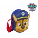 21-1662 Mochila 3D motivo CHASE PAW PATROL correa ajustable 12.8x18X5.5 cm