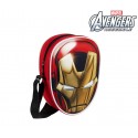 22-1665 Mochila 3D motivo IRON MAN correa ajustable 12,2x18,5x5,5cm