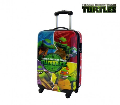 2291751 Trolley rigida equipaje de mano con ABS motivo TORTUGA NINJA 34x55x20 cm