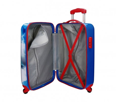 2111761 Trolley rigida con ABS equipage de mano motivo THE AVENGERS 37x55x20cm