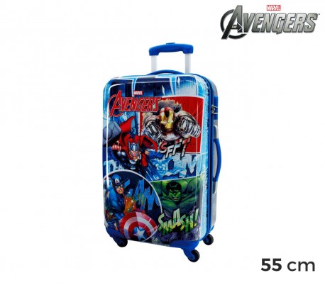 2431451 Trolley rigida con ABS equipaje de mano motivo THE AVENGERS 34x55x20cm