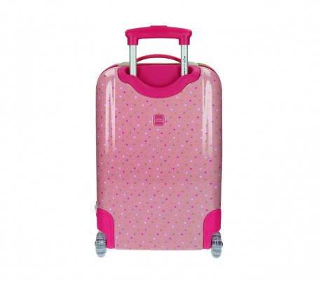 2650351 Trolley rigida con ABS equipaje de mano motivo Masha y Oso 31x55x20 cm
