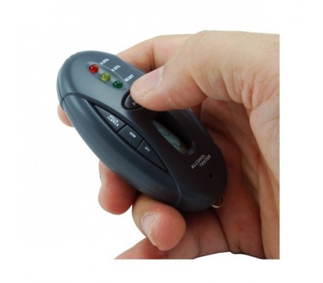 Prueba alcohol llavero alcoholímetro digital...