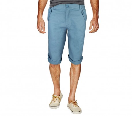 Pantalón pirata hombre mod. REVERS longitud hasta la rodilla - moda masculina 