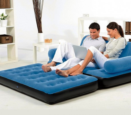 67356 Sofá relax dos en uno inflable BESTWAY dos posiciones 188x152x64cm