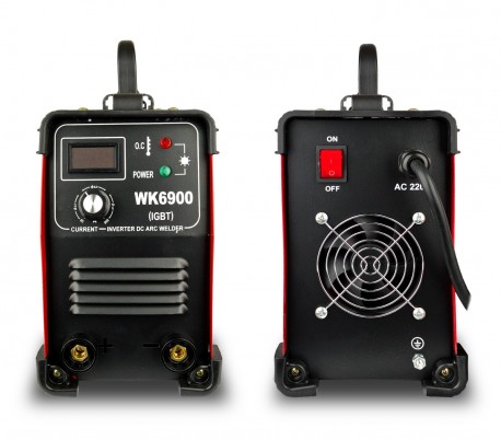 WK6900 Soldador WACKTEK inversor electrodo maletín compacto con 200 amp