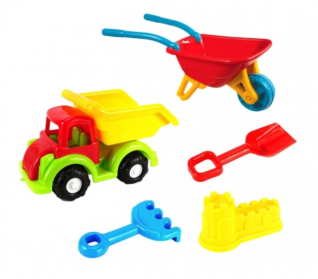 222355 Set de juegos para llevar a la playa para niños CIGIOCHI plástico rígido