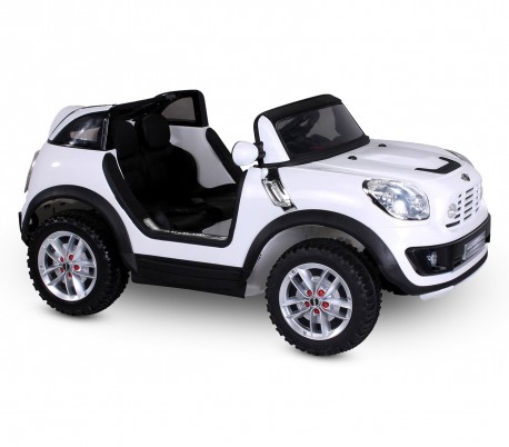 LT 839 Coche eléctrico para niños MINI COUNTRYMAN dos plazas 12V control remoto