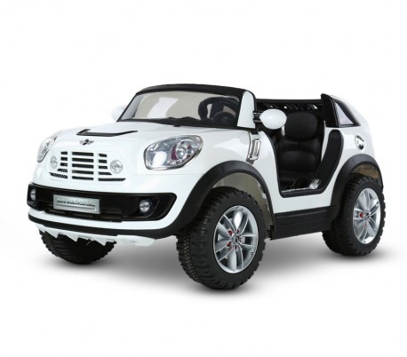LT 839 Coche eléctrico para niños MINI COUNTRYMAN dos plazas 12V control remoto