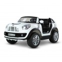 LT 839 Coche eléctrico para niños MINI COUNTRYMAN dos plazas 12V control remoto
