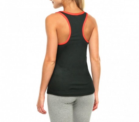 KZ-310 Camiseta deportiva para mujer con escote olímpico y con detalle flúor