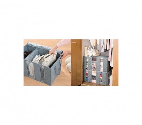 Organizador de ropa armario colgador para ahorrar espacio y cambio de temporada